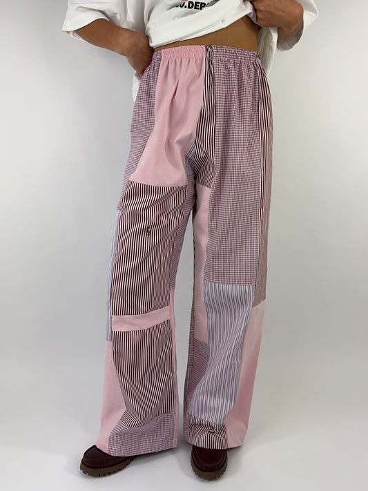 Pantalon upcyclé patchwork