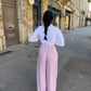 Pantalon upcyclé rose