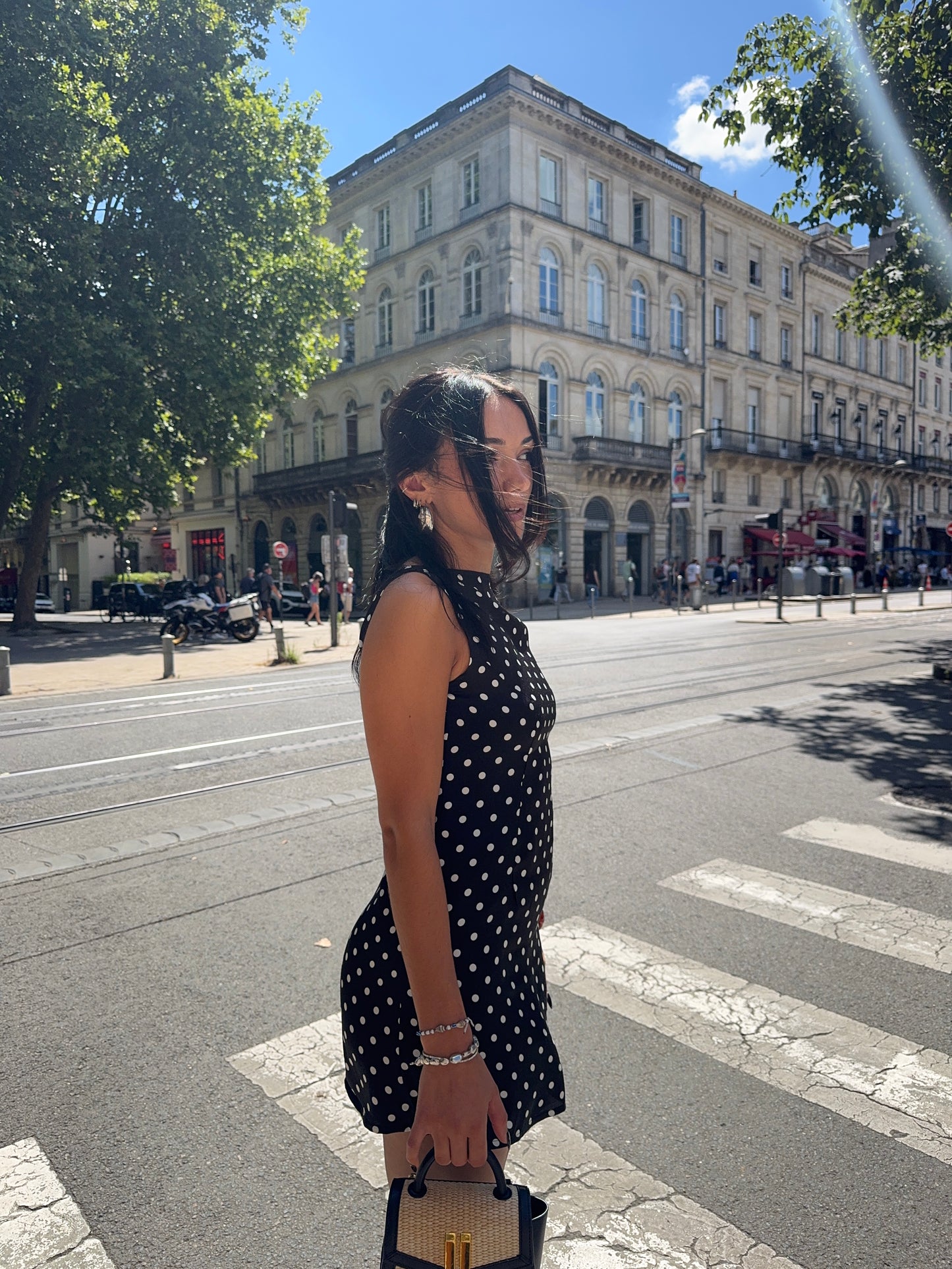 Robe à pois