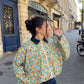 Bomber à fleurs