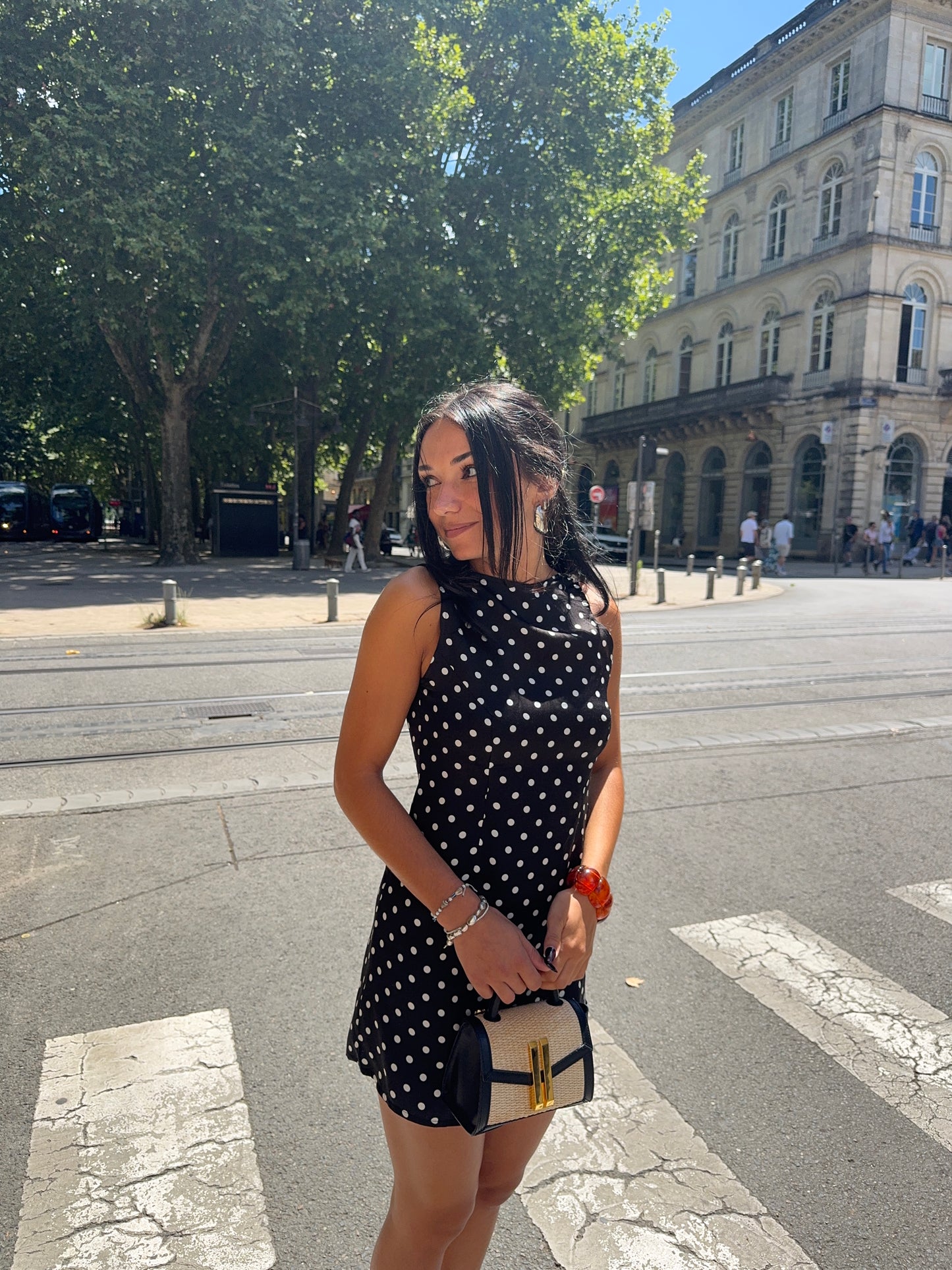 Robe à pois