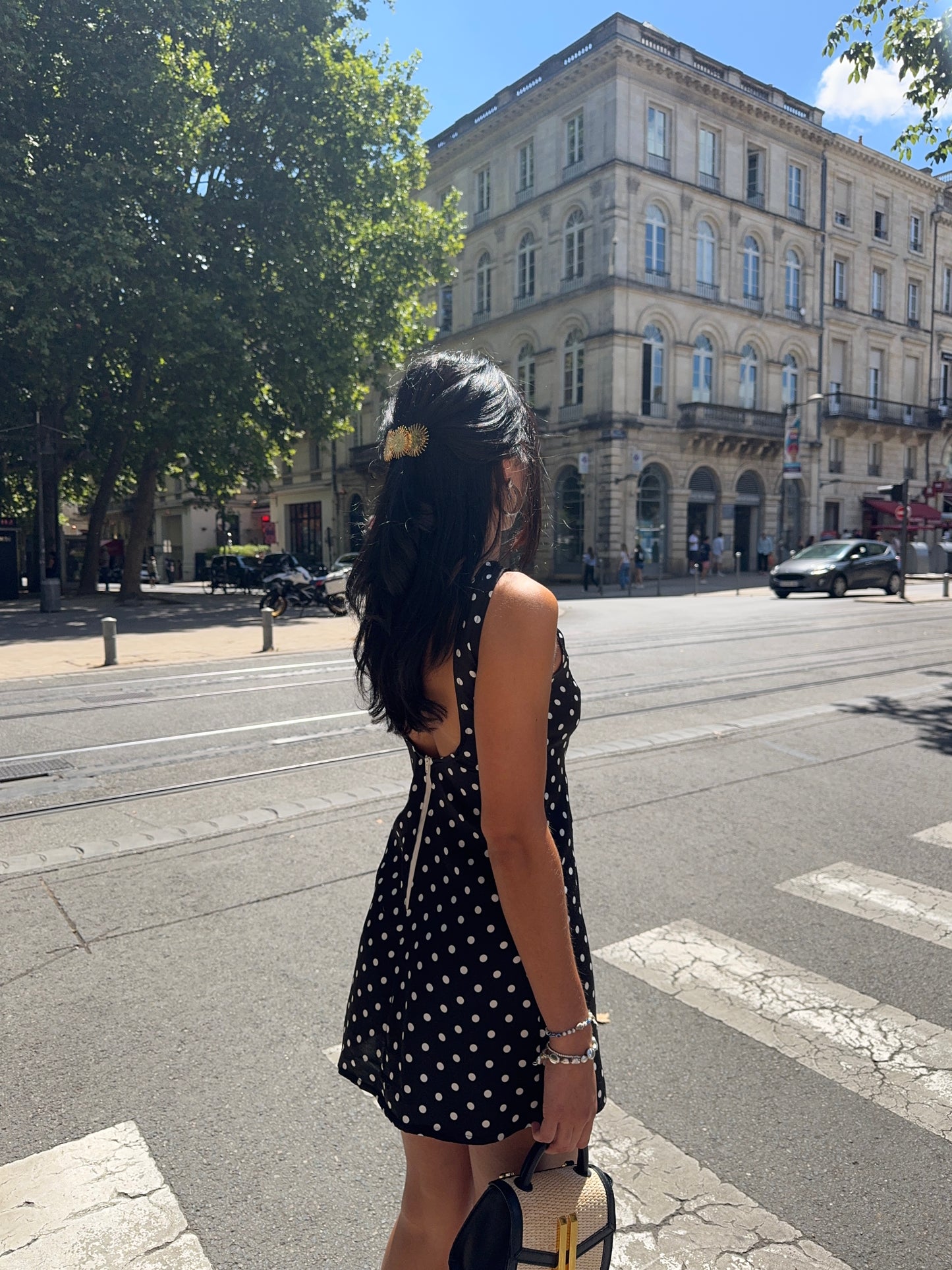 Robe à pois