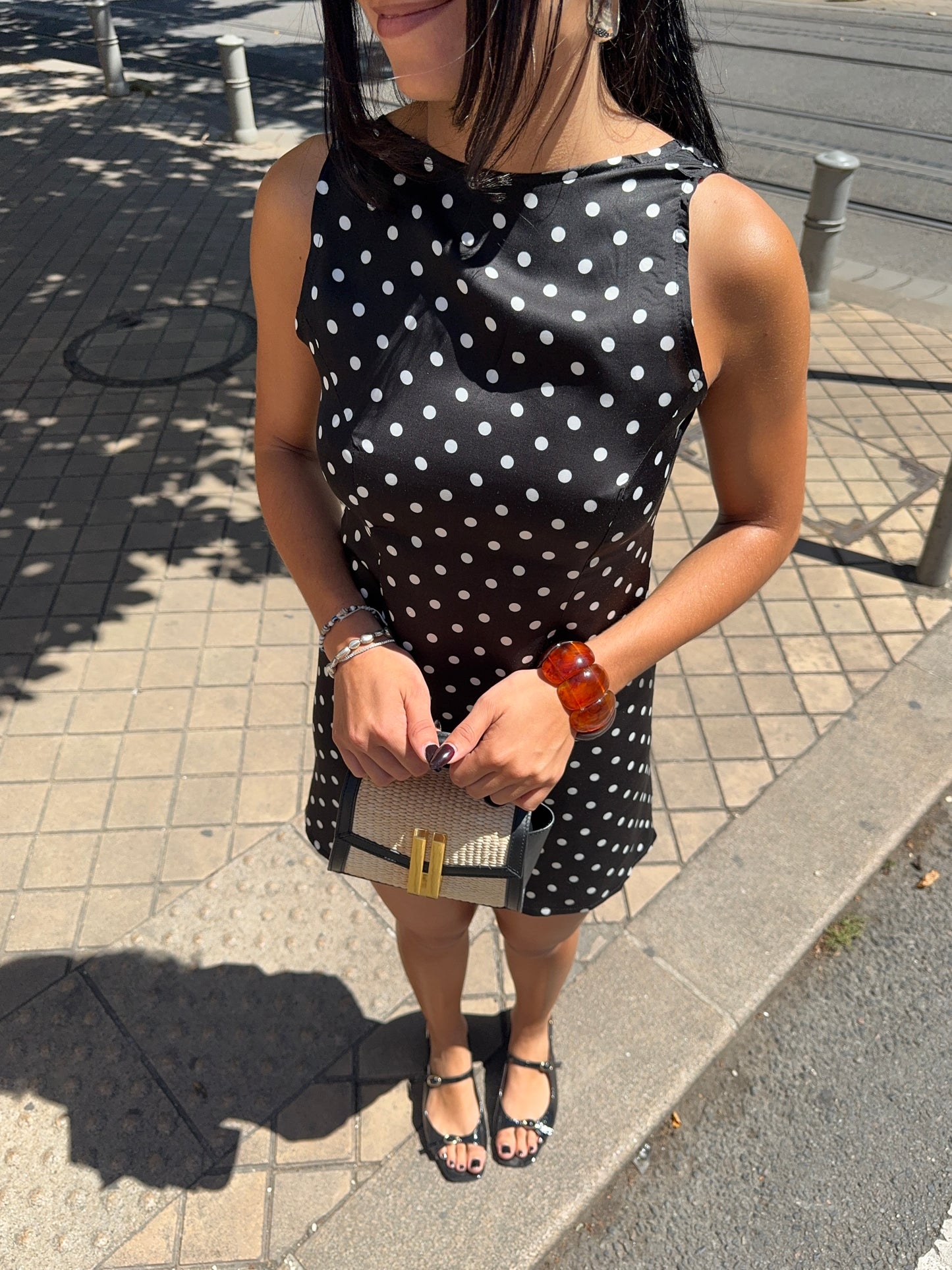 Robe à pois