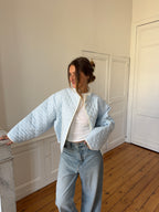 Veste vichy ciel