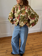 Veste upcyclée à motifs - T1