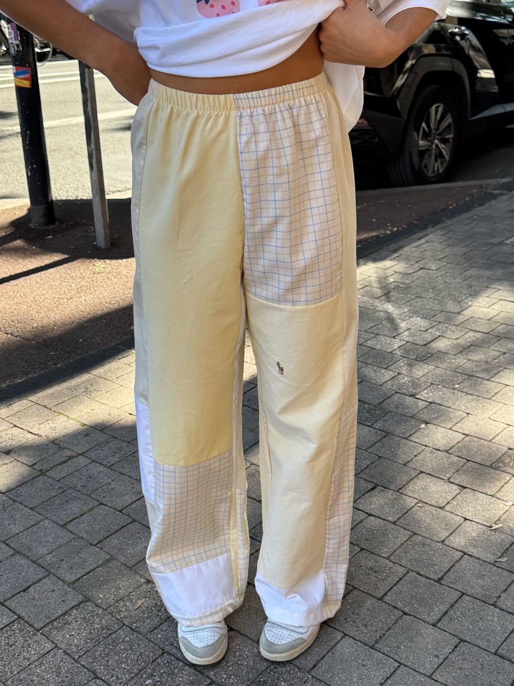 Pantalon upcyclé patchwork