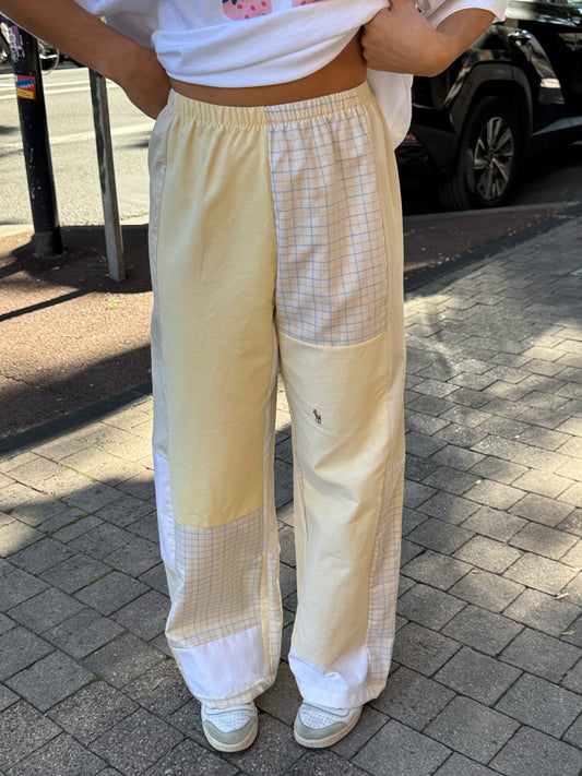 Pantalon upcyclé patchwork