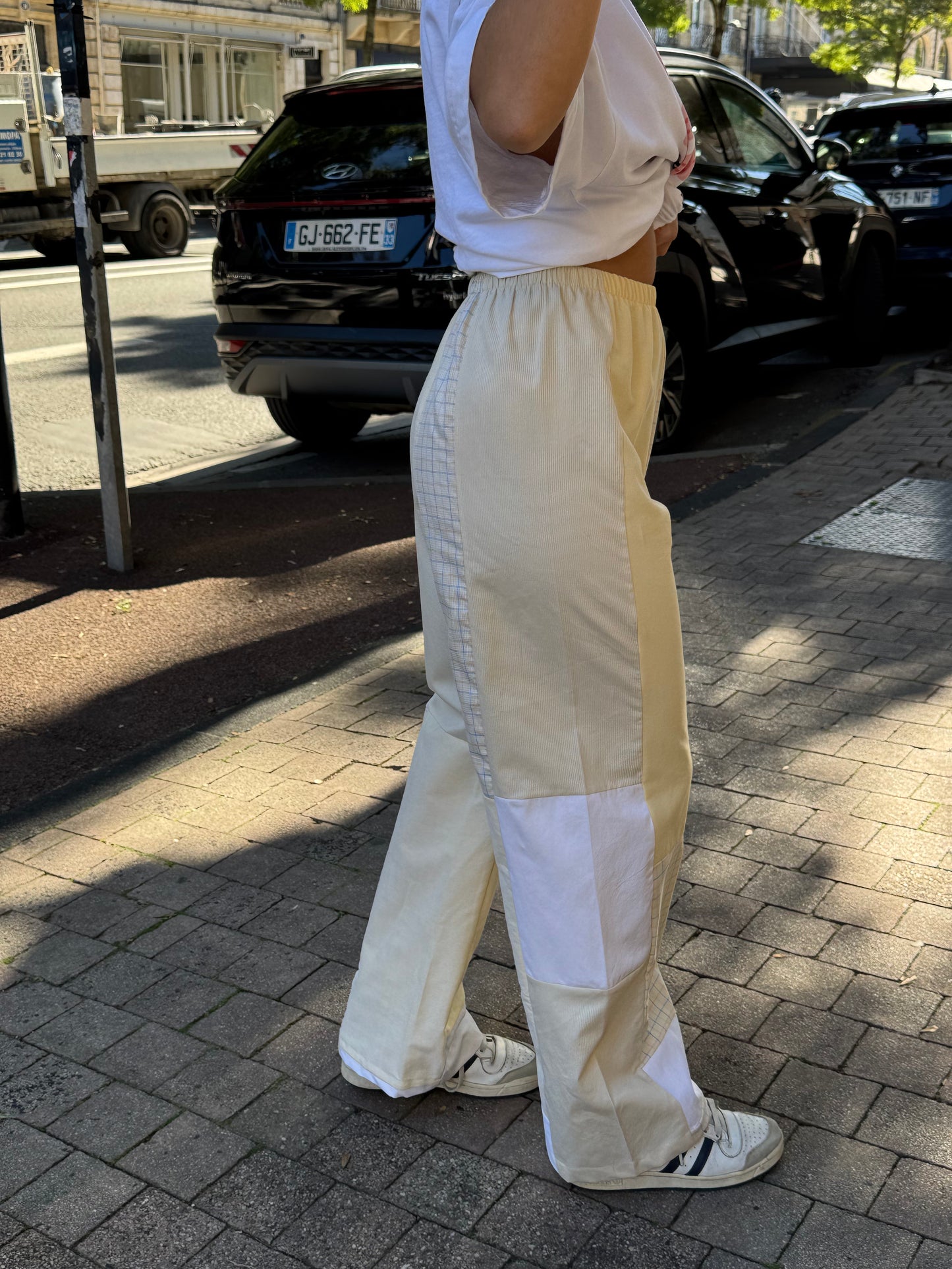 Pantalon upcyclé patchwork