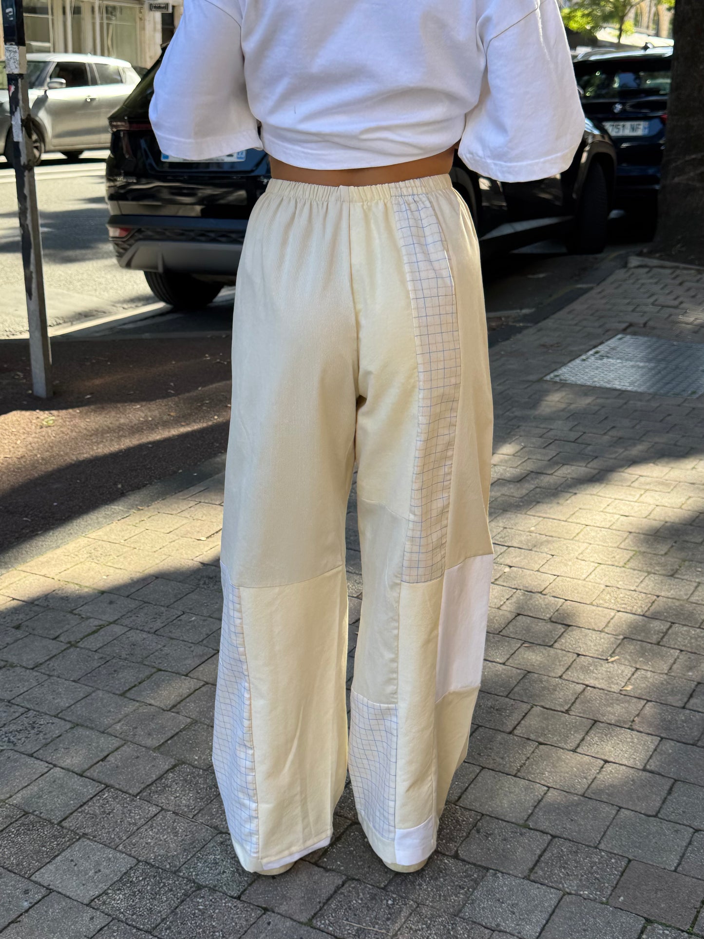Pantalon upcyclé patchwork