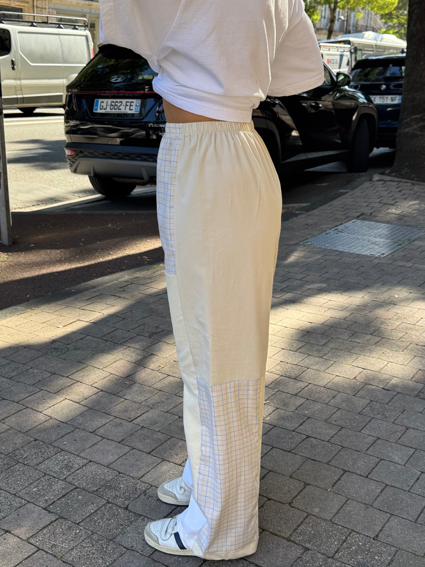 Pantalon upcyclé patchwork