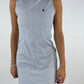 Robe upcyclée rayée