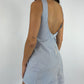 Robe upcyclée rayée