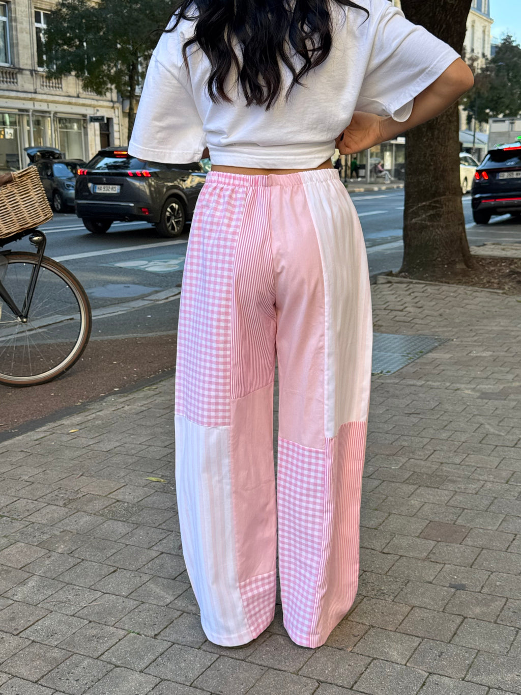 Pantalon upcyclé patchwork