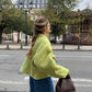 Veste upcyclée matelassée verte