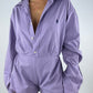 Combinaison upcyclée lilas