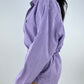 Combinaison upcyclée lilas