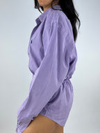 Combinaison upcyclée lilas