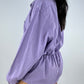Combinaison upcyclée lilas