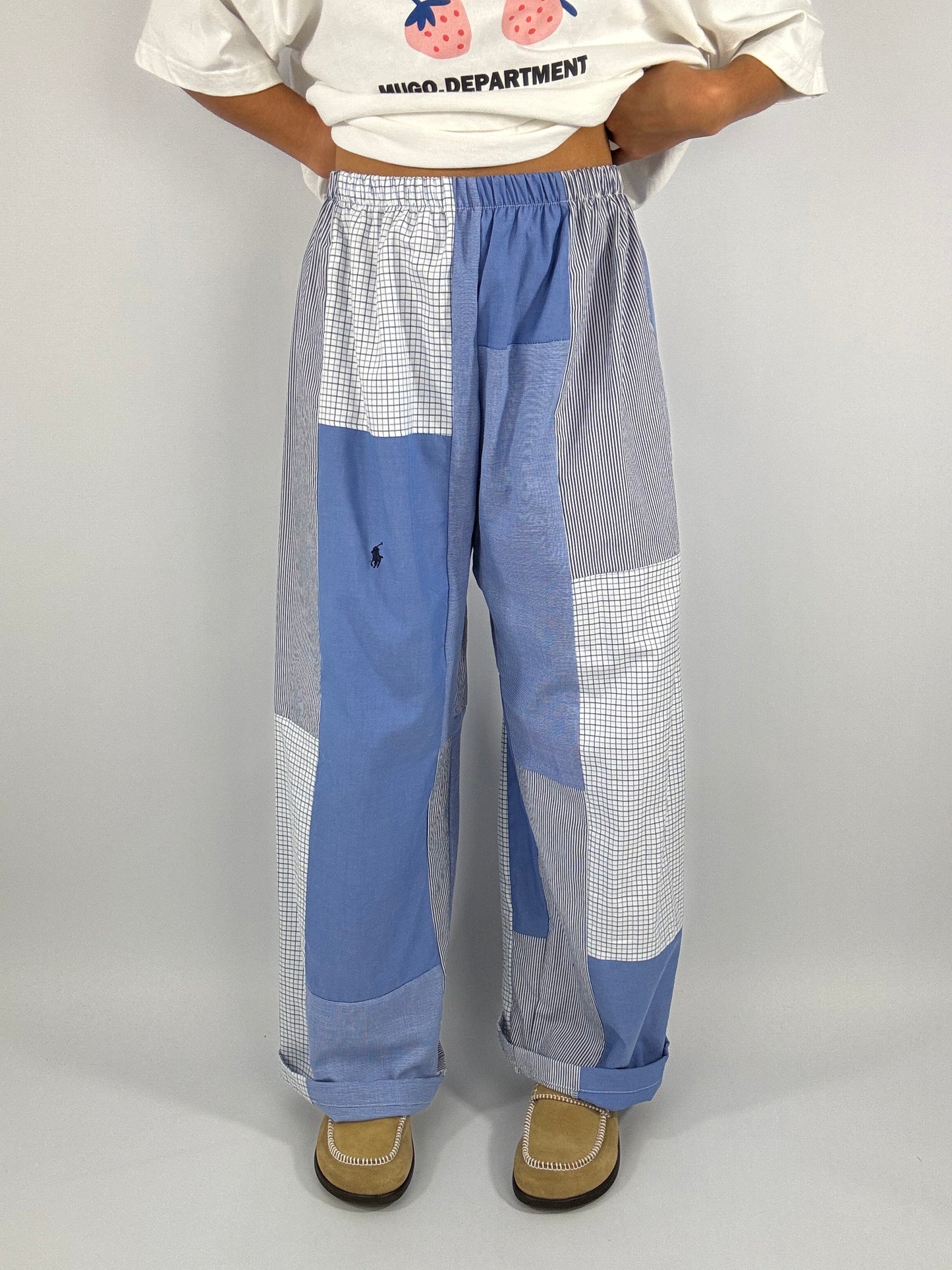 Pantalon upcyclé patchwork