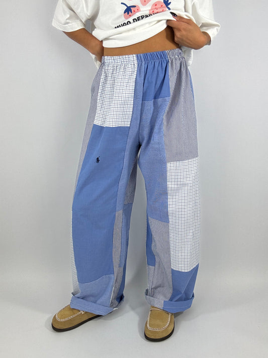 Pantalon upcyclé patchwork