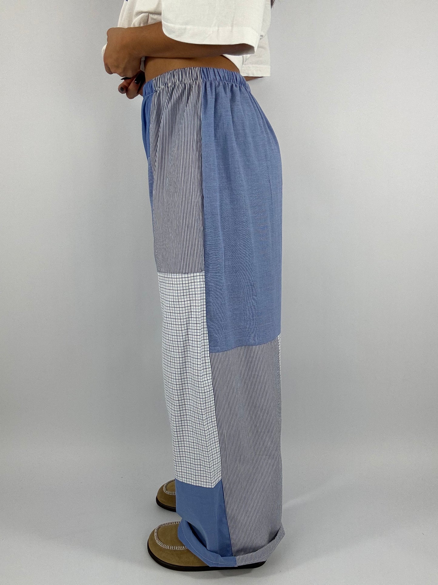 Pantalon upcyclé patchwork