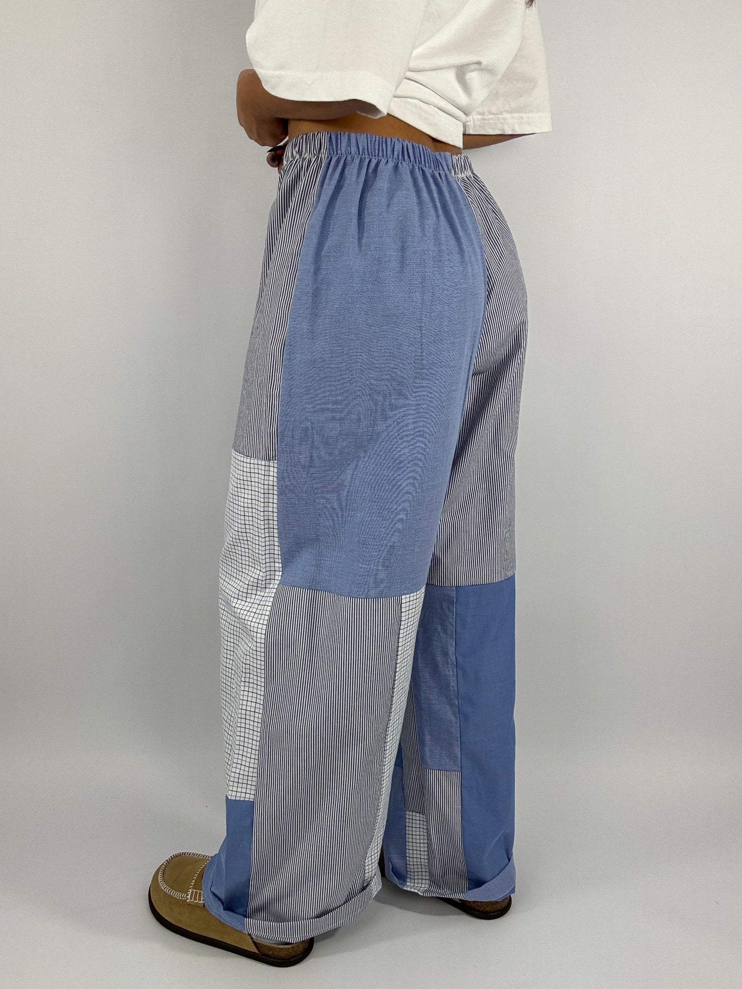 Pantalon upcyclé patchwork