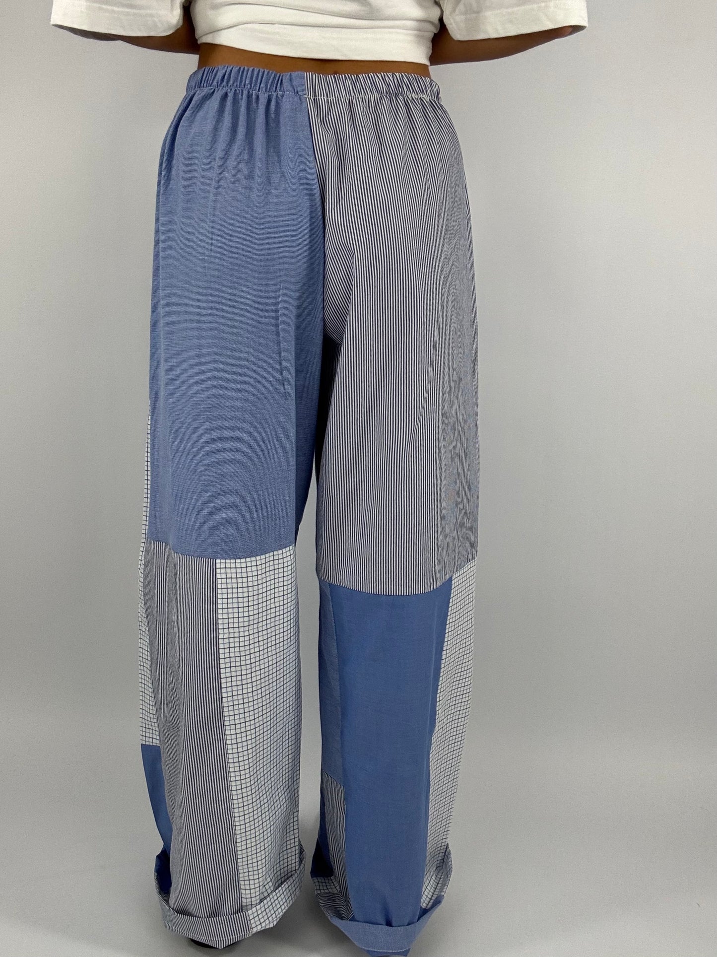 Pantalon upcyclé patchwork