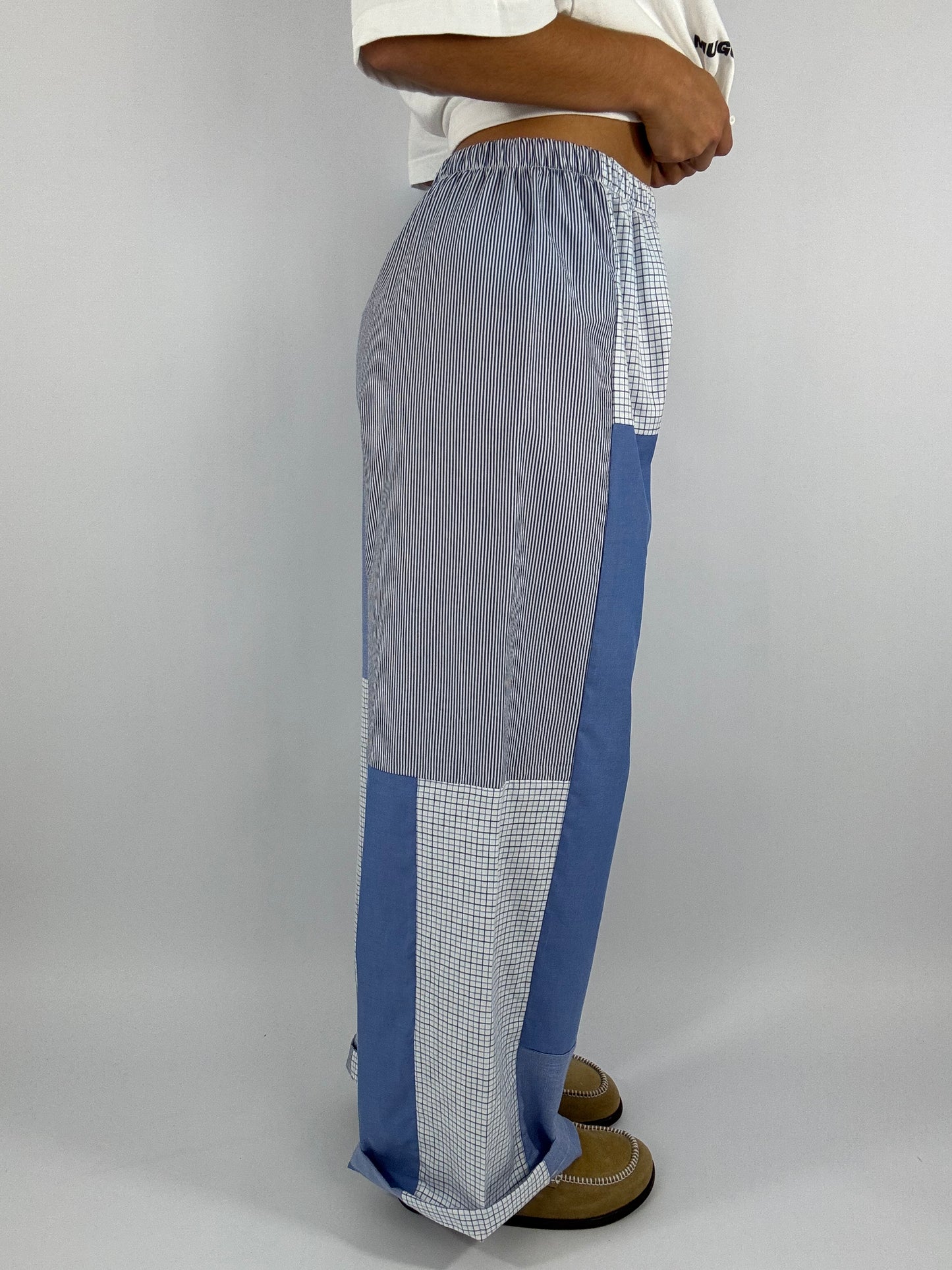 Pantalon upcyclé patchwork