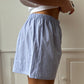 Caleçon short upcyclé bicolore