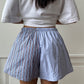 Caleçon short upcyclé bicolore