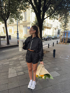 Bomber à pois