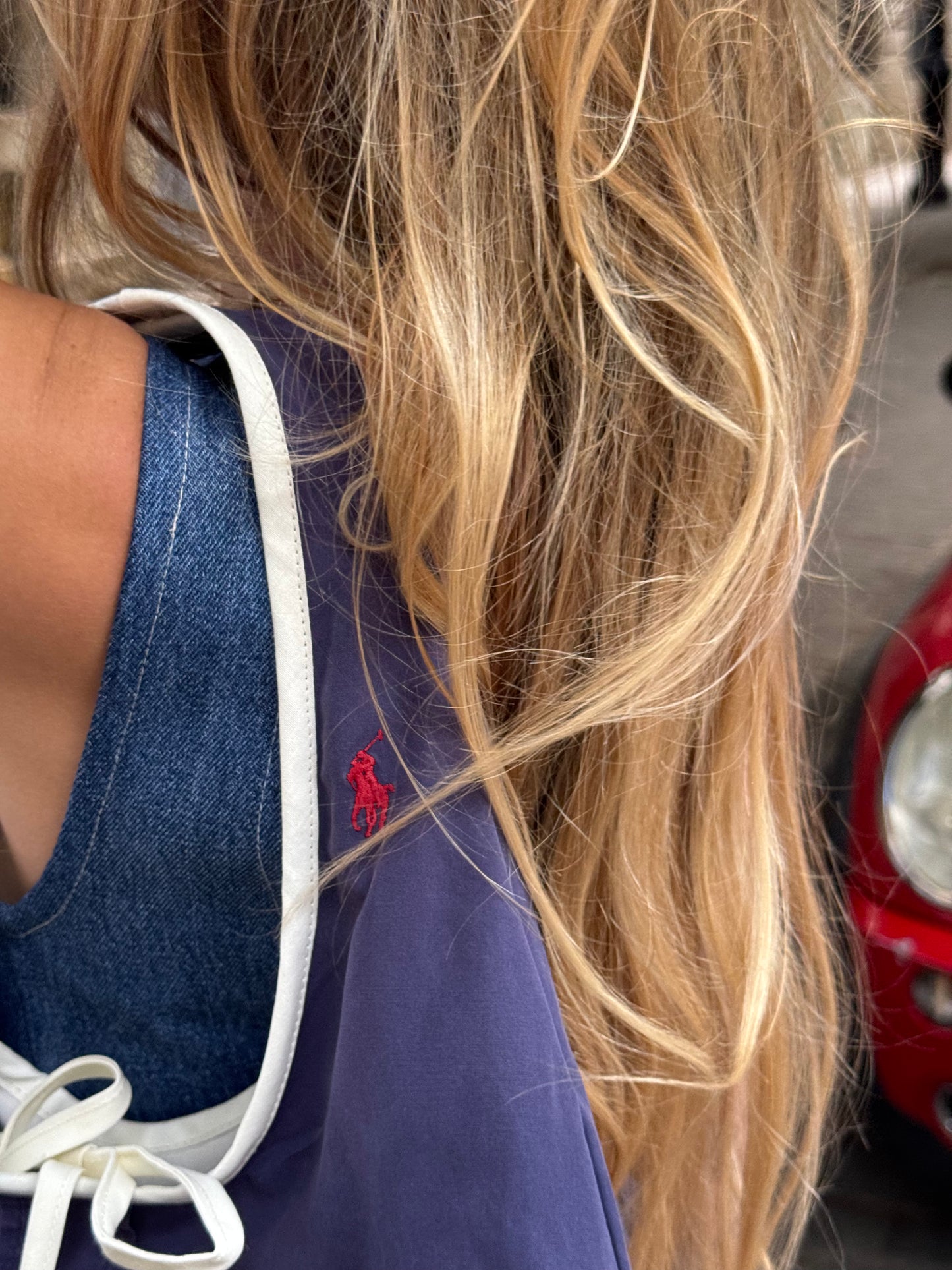 Sac upcyclé indigo