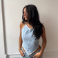 Top upcyclé denim