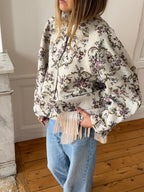 Upcycled floral jacket - Size 1