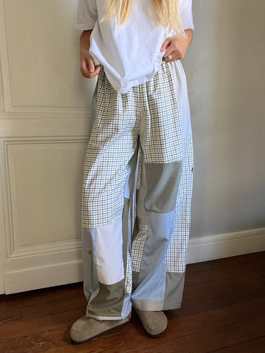 Pantalon upcyclé patchwork