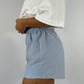 Caleçon short upcyclé oxford