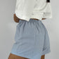 Caleçon short upcyclé oxford