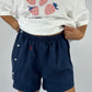 Caleçon short upcyclé bleu foncé