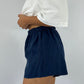 Caleçon short upcyclé bleu foncé
