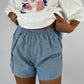 Caleçon short upcyclé jean