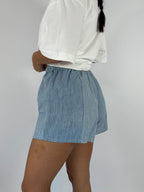 Caleçon short upcyclé jean