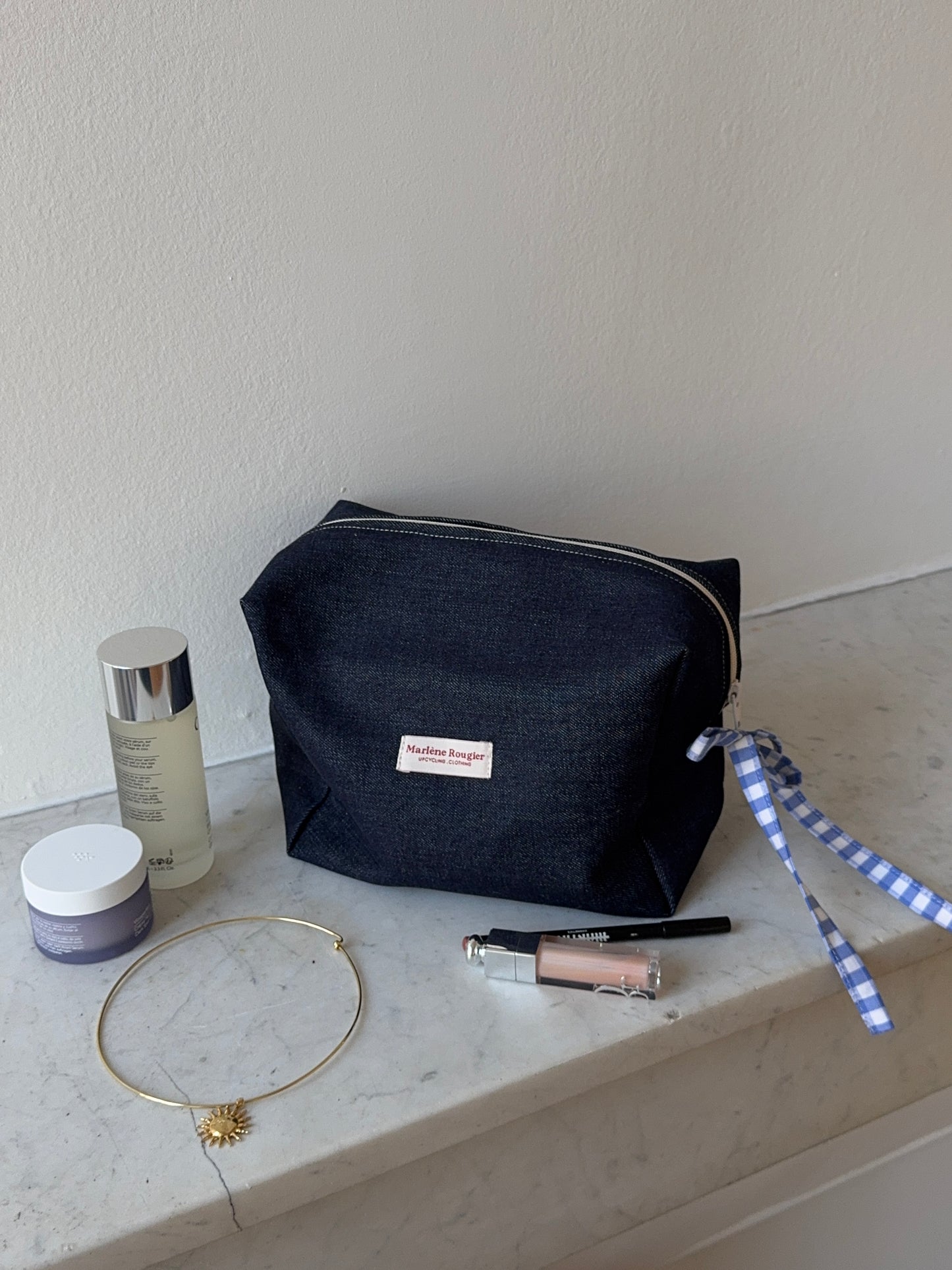 Trousse en denim