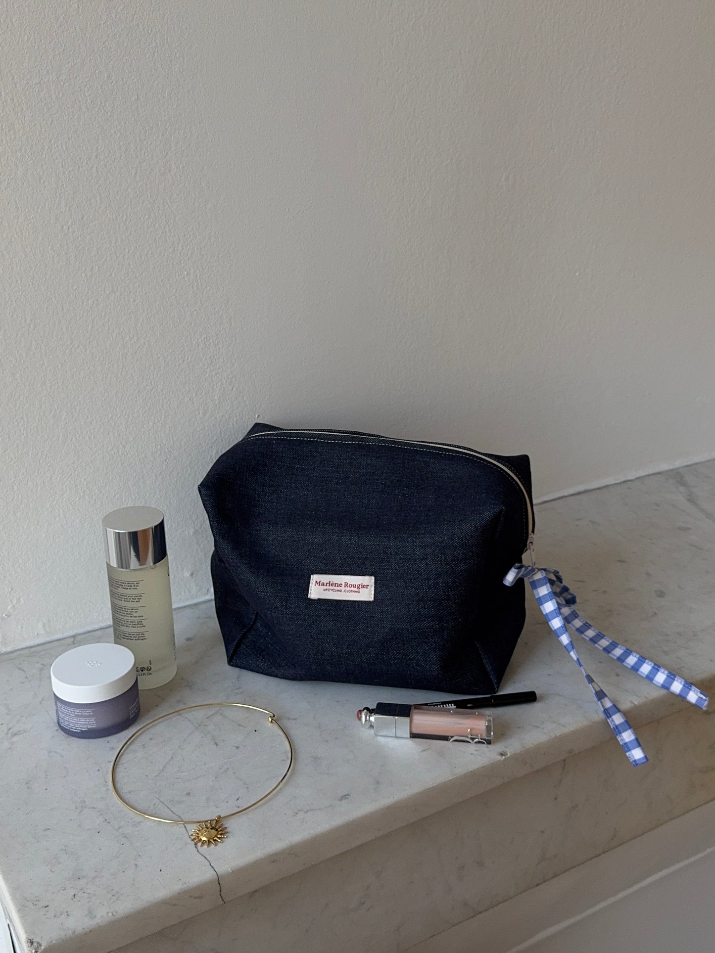 Trousse en denim