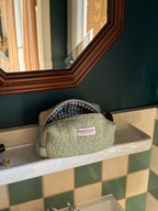 Trousse upcyclée laine vintage