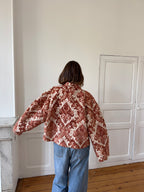 Veste upcyclée à motifs - T2