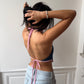 Top upcyclé denim