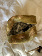 Trousse upcyclée laine vintage