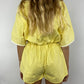 Combinaison upcyclée jaune