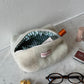 Trousse upcyclée laine vintage