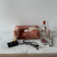 Trousse upcyclée laine vintage